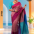 Multi Colour Handloom Silk Saree JS4494