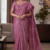 Dusty Rose Pink Handloom Silk Saree JS4495