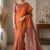 Light Brown  Handloom Silk Saree JS4513