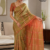 Olive Green Handloom Cotton Saree DC3654