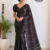 Deep wine  Handloom Cotton Saree BC1009