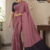 Dusty Rose   Handloom cotton Saree BC1072