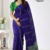Purple Handloom Cotton  Saree BC1269