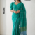 Teal Green Handloom Cotton Saree BC1316