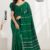 Green Handloom Cotton  Saree BC1407