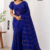 Blue  Handloom Cotton Saree BC1418
