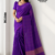 Purple Handloom Cotton Saree BC1508