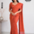 Burnt Orange Handloom Cotton Saree BC1515