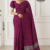 Magenta  Handloom Cotton Saree BC1517