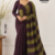 Deep Plum Handloom Cotton Saree BC1555