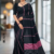 Black Handloom cotton Saree BC1571