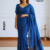 Royal Blue Handloom Cotton Saree BC1577