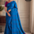 Blue  Handloom Cotton Saree BC1614