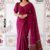Deep Magenta Handloom Cotton Saree BC1714