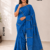 Blue  Handloom Cotton Saree BC1940