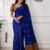 Royal Blue Handloom Cotton  Saree BC2003