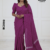 Magenta Handloom Cotton  Saree BC2090
