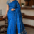 Blue Handloom Cotton Saree BC2095
