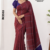 Maroon Handloom Cotton Saree BC2503