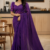 Purple Handloom Cotton Saree DC3360