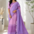 Lavender  Handloom Cotton Saree DC3593