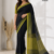 Black Handloom Cotton Saree DC3698