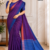 Purple  Handloom cotton Saree DC3758