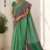 Mint Green Handloom Cotton Saree DC3763
