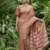 Dusty Brown Handloom Cotton Saree DC3766
