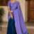 Lavender Purple Handloom Cotton Saree DC3771