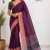 Deep Magenta-Purple Handloom Cotton Saree DC3774