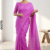Magenta-Pink Handloom Cotton Saree DC3775