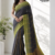 Black Handloom Cotton Saree DC3790