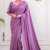 Dusty Lavender-Purple Handloom Cotton Saree DC3810