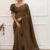 Earthy Brown  Handloom Cotton Saree DC3818