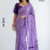 Lavender Purple Handloom Cotton Saree DC3819