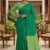Green  Handloom cotton Saree DC3717