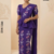 Purple Embroidery Cotton Saree EMC2241
