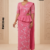 Pink Embroidery Cotton Saree EMC2246