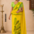 Yellow Embroidery Silk Saree EMS2033