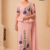 Dusty Baby Pink Embroidery Silk Saree EMS2040