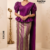 Magenta Purple  Exclusive Handloom Silk Saree ES1208
