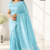 Sky Blue Handloom Silk Saree JS3618