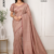 Dusty Rose  Handloom Silk Saree JS3836