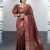 Mauve-Brown  Handloom Silk Saree JS3939