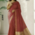 Red Handloom Silk Saree JS3940