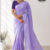 Lavender Handloom Silk Saree JS3971