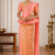 Pinkish Peach  Handloom Silk Saree JS3975