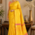 Yellow   Handloom Silk Saree JS3986