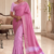 Dual-Tone Pink Handloom Silk Saree JS4371